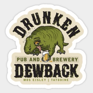 The Drunken Dewback Sticker